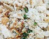 A picture of step 4 of Crispy chana squares.