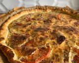 Une image de l'étape 3 de Tarte chèvre miel tomate 🍅 🐐 🍯.