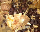 A picture of step 1 of Afang soup.