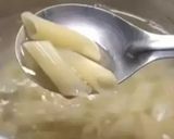 A picture of step 1 of Penne pasta with cheese.