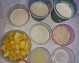 Foto del paso 1 de la receta: Panna cotta con coulis de piña