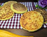 صورة لخطوة 4 من وصفة حرشة (خبز السميد المغربي) 🇲🇦 Harcha (Moroccan Semolina Bread