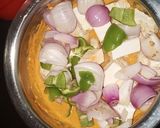 A picture of step 3 of Paneer & mushroom tikka.