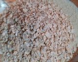 A picture of step 1 of Semolina, oats, cocoa cake.