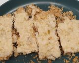 A picture of step 2 of Lime 🍋🟩 & oat bars. Gluten free. Vegan.