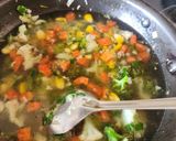 A picture of step 3 of Wholesome Veggies Lemon Coriander Soup - New Year 2026 Post Party Detox Healthy Soup.