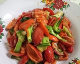 Foto langkah ke 3 dari resep Tumis kulit melinjo brokoli.
