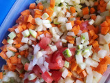 Bistec sencillo con verduras