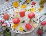 عکس مرحله 1 از دستور بستنی یخی هلویی