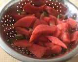Foto del paso 1 de la receta: Mermelada de sandía y plátano