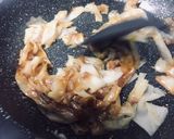 A picture of step 1 of Pad See Ew with Seafood.