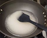 A picture of step 3 of Tricolour burfi.