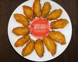 Foto langkah ke 3 dari resep Chicken wings with Salt-baked chicken powder.