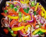 A picture of step 3 of Syrian Chicken Shawarma Fatteh.