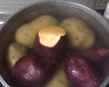 Foto del paso 1 de la receta: Papa rellena de atún con rodajas de batata 🍠🤩
