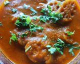 A picture of step 5 of कमळकाकडीची भाजी.