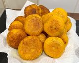 A picture of step 7 of Pumpkin Cakes | 南瓜餅.
