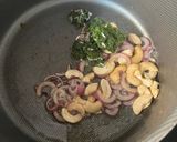 A picture of step 1 of Coconut rice.