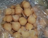 A picture of step 2 of Dahi chana chaat.