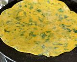 A picture of step 1 of Green Methi Masala Namakpara.