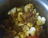 A picture of step 6 of Gobhi gosht /mutton with cauliflower.