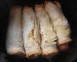 Foto del paso 9 de la receta Salchichas gigantes envueltas en pan de molde