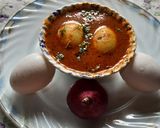 A picture of step 11 of Nagpuri Spicy sawji masala egg curry.