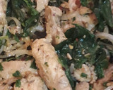 Foto del paso 3 de la receta: Pollo con espinaca 🍃