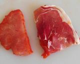 Foto del paso 2 de la receta Filetes adobados de pechuga de pavo rellenos de jamón y queso