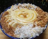 A picture of step 4 of Chick Pea-ña Colada Smoothie Bowl🐣🍍🥥.