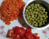 A picture of step 1 of Carrot Peas Curry.