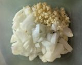 韓式豆腐大醬拌飯 - 五辛素的食譜步驟1照片