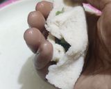 A picture of step 7 of Bread Dahi Vada.