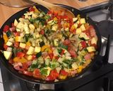 Une image de l'étape 23 de Gratin de légumes multicolores au lard, emmental et persil.