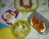 Foto langkah ke 7 dari resep Bekal Sehat (tumis sayur dan telur balado).