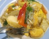 Foto langkah ke 4 dari resep Sapo Tahu Vegetarian.