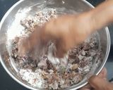 पर्पल कैबेज थालीपीठ रेसिपी चरण 2 फोटो