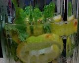 รูปขั้นตอนการทำที่ 3 ของ Mojito  (โซดา/มิ้นต์/มะนาว)