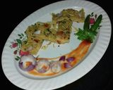 A picture of step 3 of Poha Uttapam.