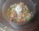 Foto del paso 3 de la receta: Empanadillas de salchicha fresca y salteado de verduras al horno