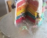 Foto del paso 8 de la receta Pastel Unicornio 🦄 Arcoiris