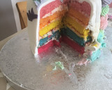 Foto del paso 8 de la receta: Pastel Unicornio 🦄 Arcoiris