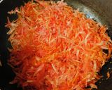 A picture of step 1 of Gajar ka Halwa.