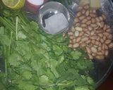A picture of step 1 of Peanut and green coriander chutney.