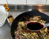 松露醬油炒牛肉雨來菇的食譜步驟4照片