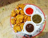 A picture of step 2 of Crispy pakore.