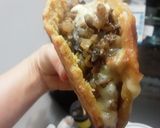 Foto del paso 10 de la receta: Arepa rellena de "carne bbq" y queso...🍘🧀🍘🧀😜😛😝