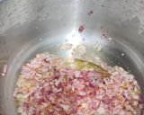 A picture of step 3 of Seeraga sambha mutton briyani.