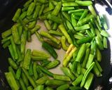 A picture of step 1 of Cluster Beans Chutney.