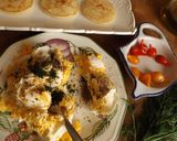 Foto del paso 2 de la receta: Blinis con crema de Mascarpone, aguacate y pimientos lágrima